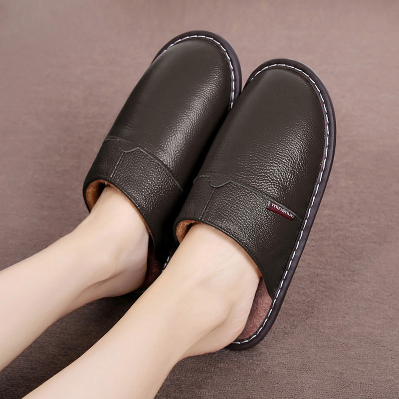 Flip Flop Leather Men - Sandal Rumah Kulit Buatan Tangan untuk