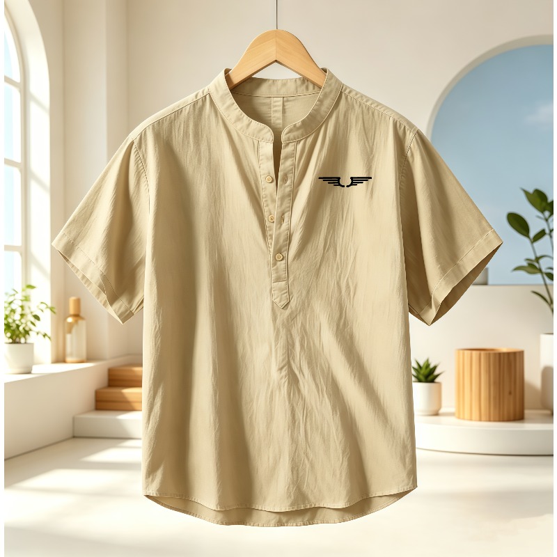 Linen Shirt Breathable - Kemeja pria berbahan katun dan linen