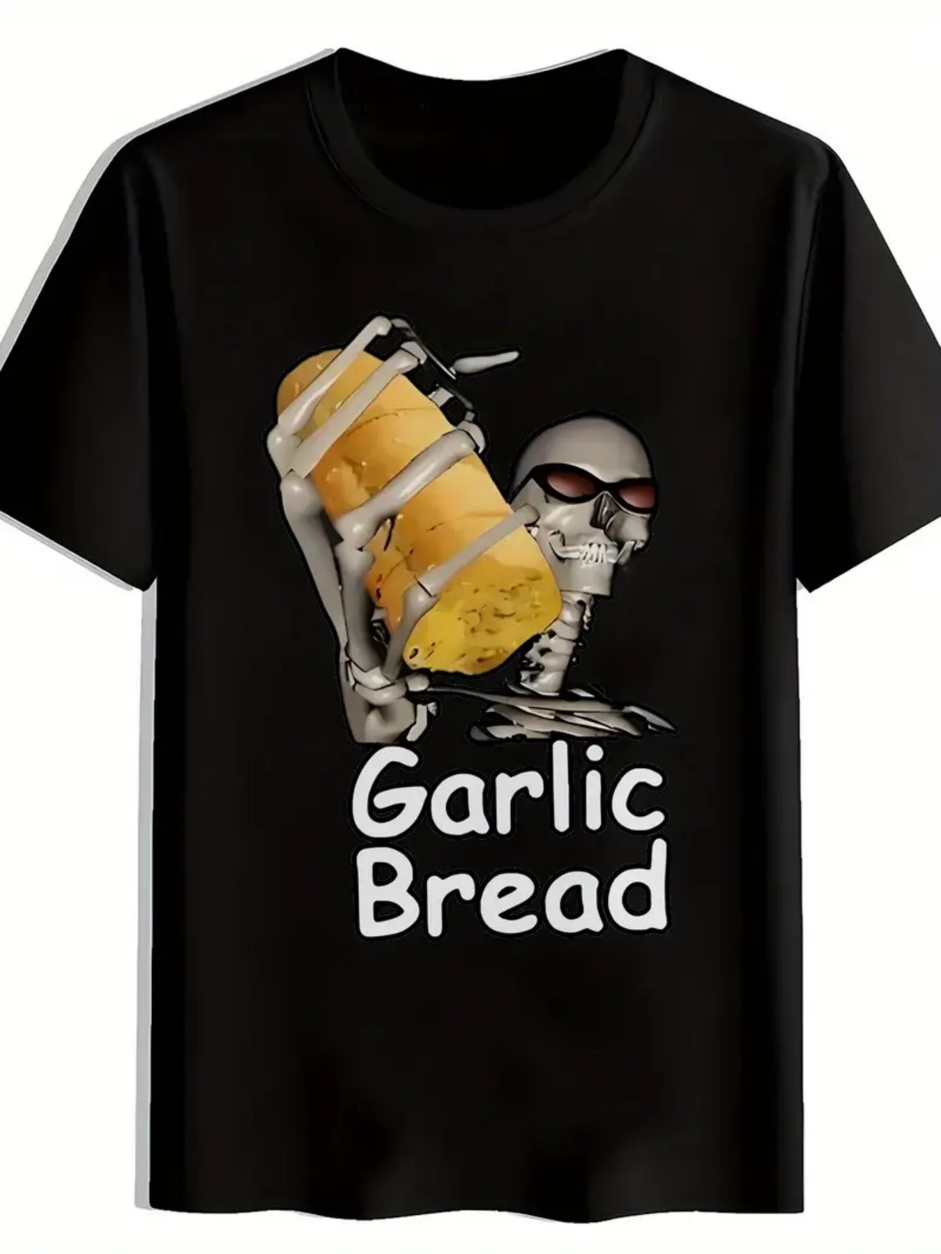 Tee Graphic Print - Kaos Pria Lucu Motif Roti Bawang
