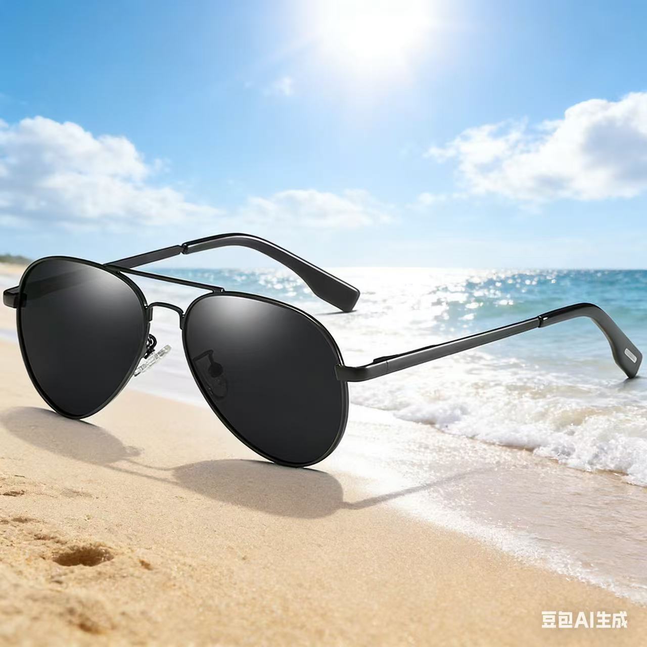 Sunglasses Aviator Polarized - Kacamata Hitam Aviator Terpolarisasi Bingkai Kecil