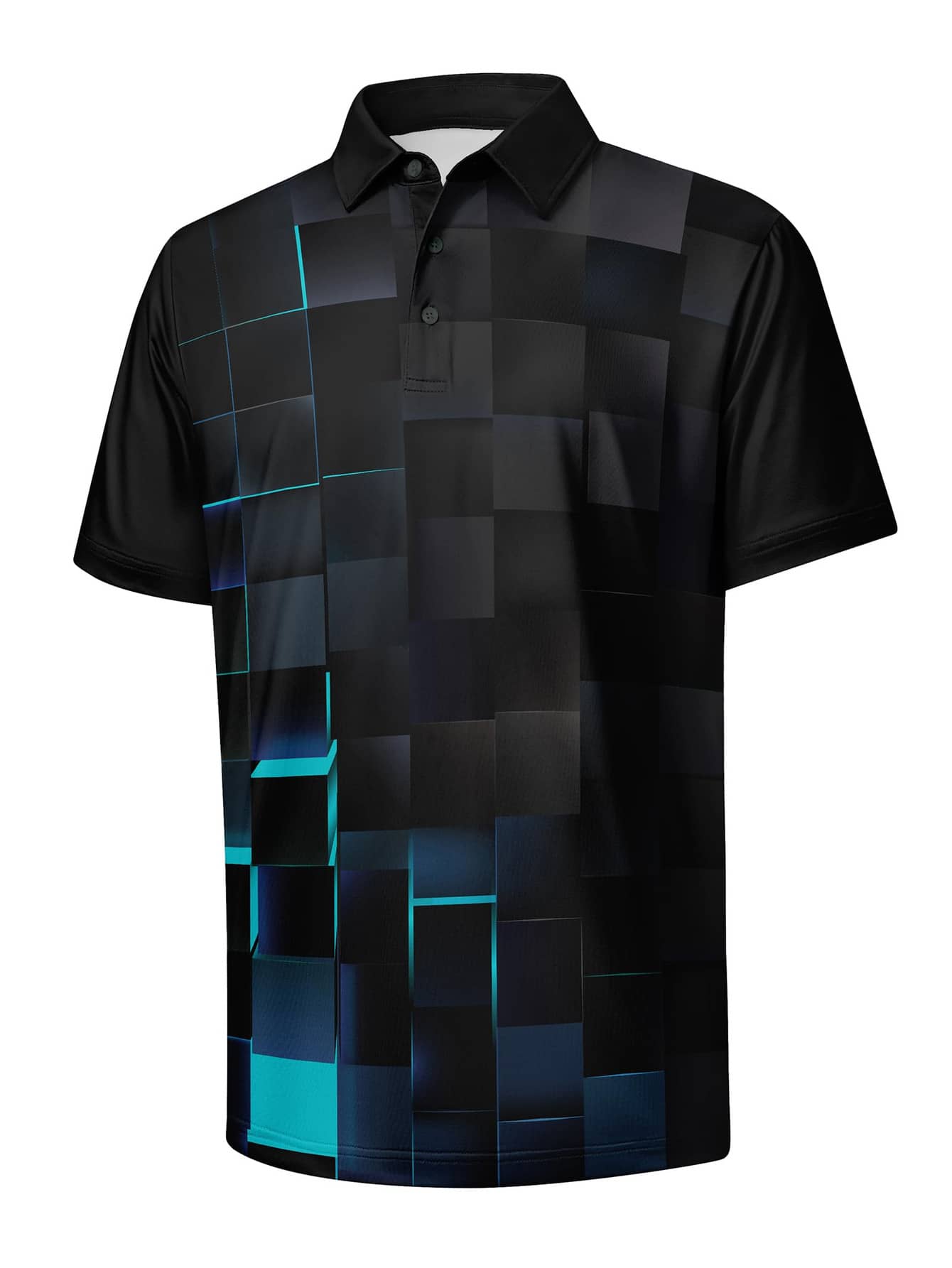 Polo Shirt Pique - Kaos Polo Pria Aktif Klasik Biru