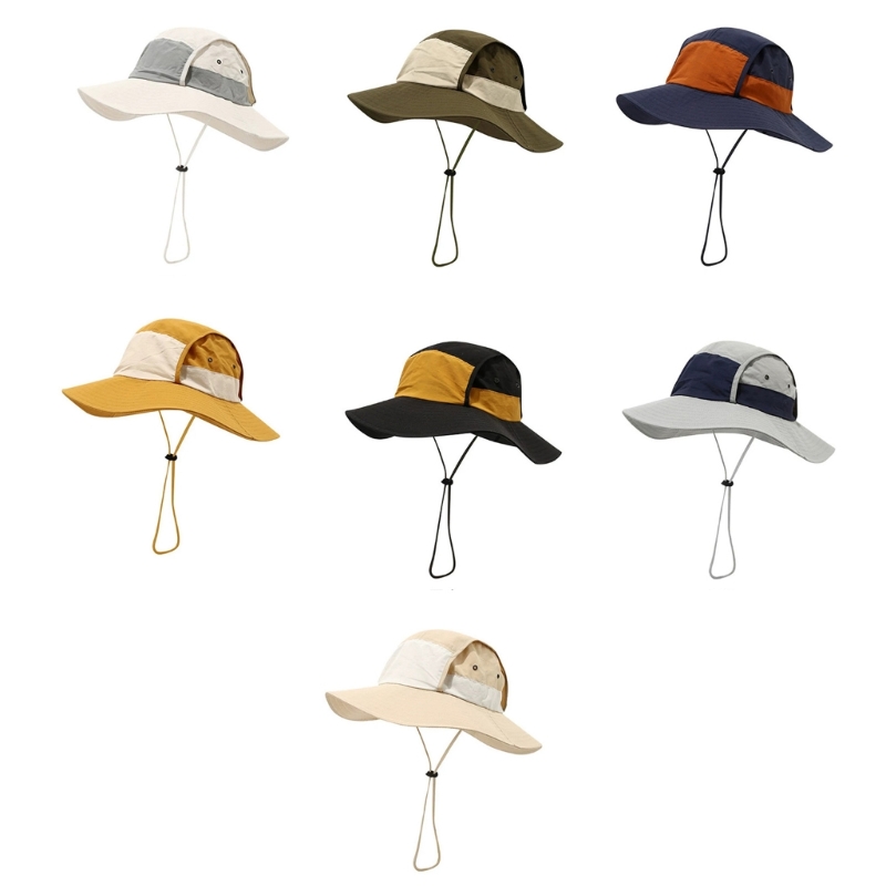 Packable Hat Nylon - Topi Nelayan Luar Ruangan Dapat Dikemas