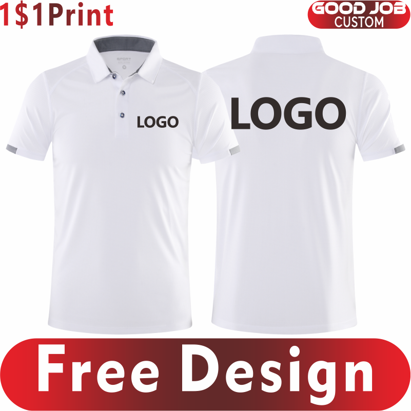 Polo Shirt Pique - Kaus Polo olahraga cepat kering Logo