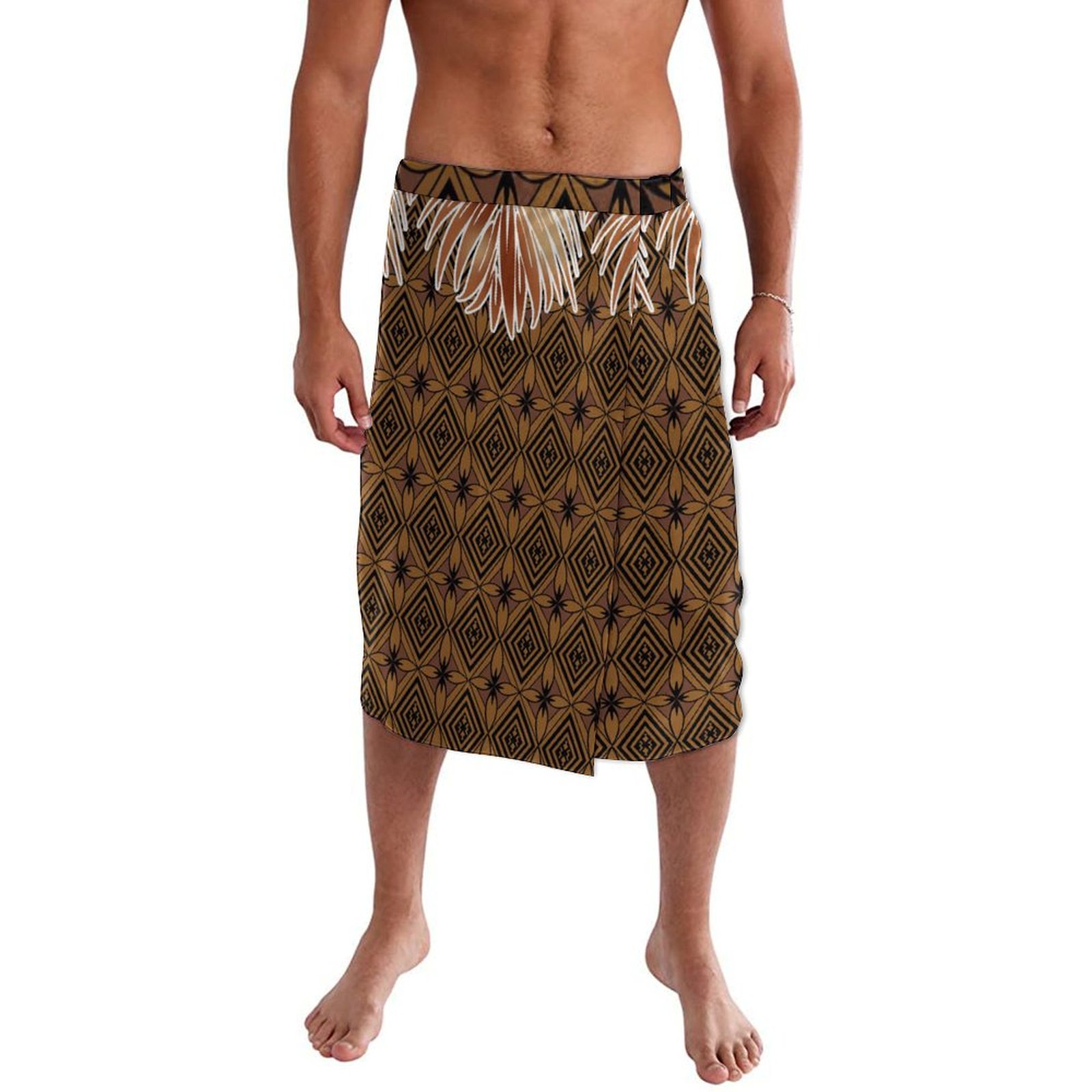 Sarong Men Wrap - Celemek kasual tradisional musim panas gaun