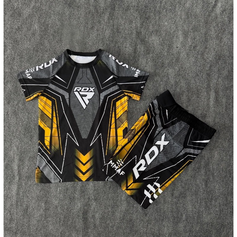 Shirt Camp Collar - Set Kaos Tinju RDX MMA Octagonal
