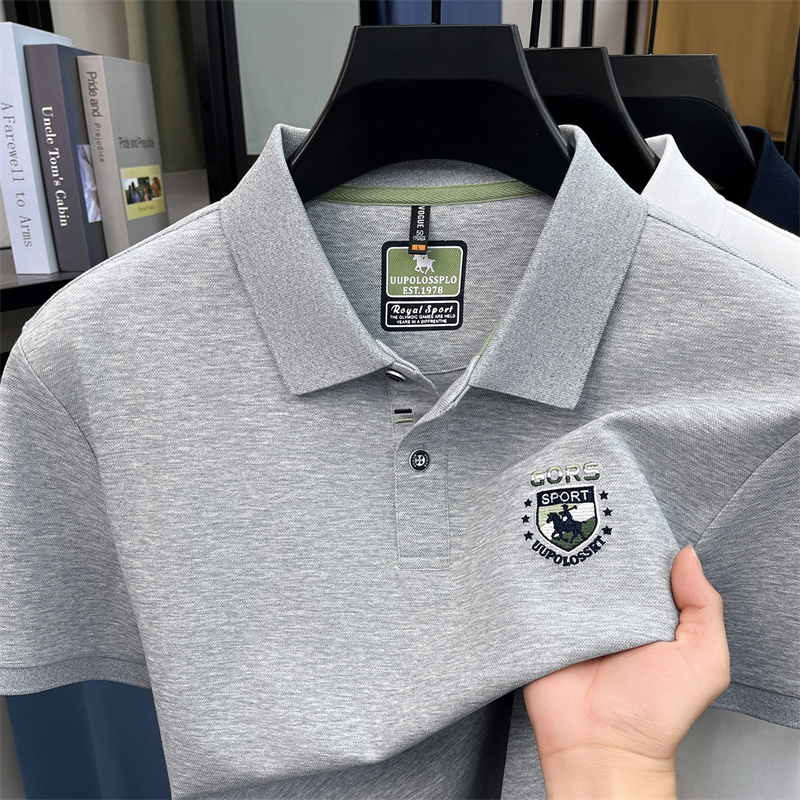Polo Shirt Pique - Kaos Polo Pria Lengan Pendek Bordir