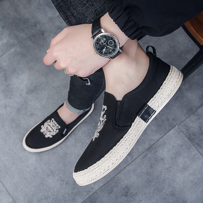 Sepatu Bersirkulasi Hitam untu - Espadrille Slip On ulasan dan harga