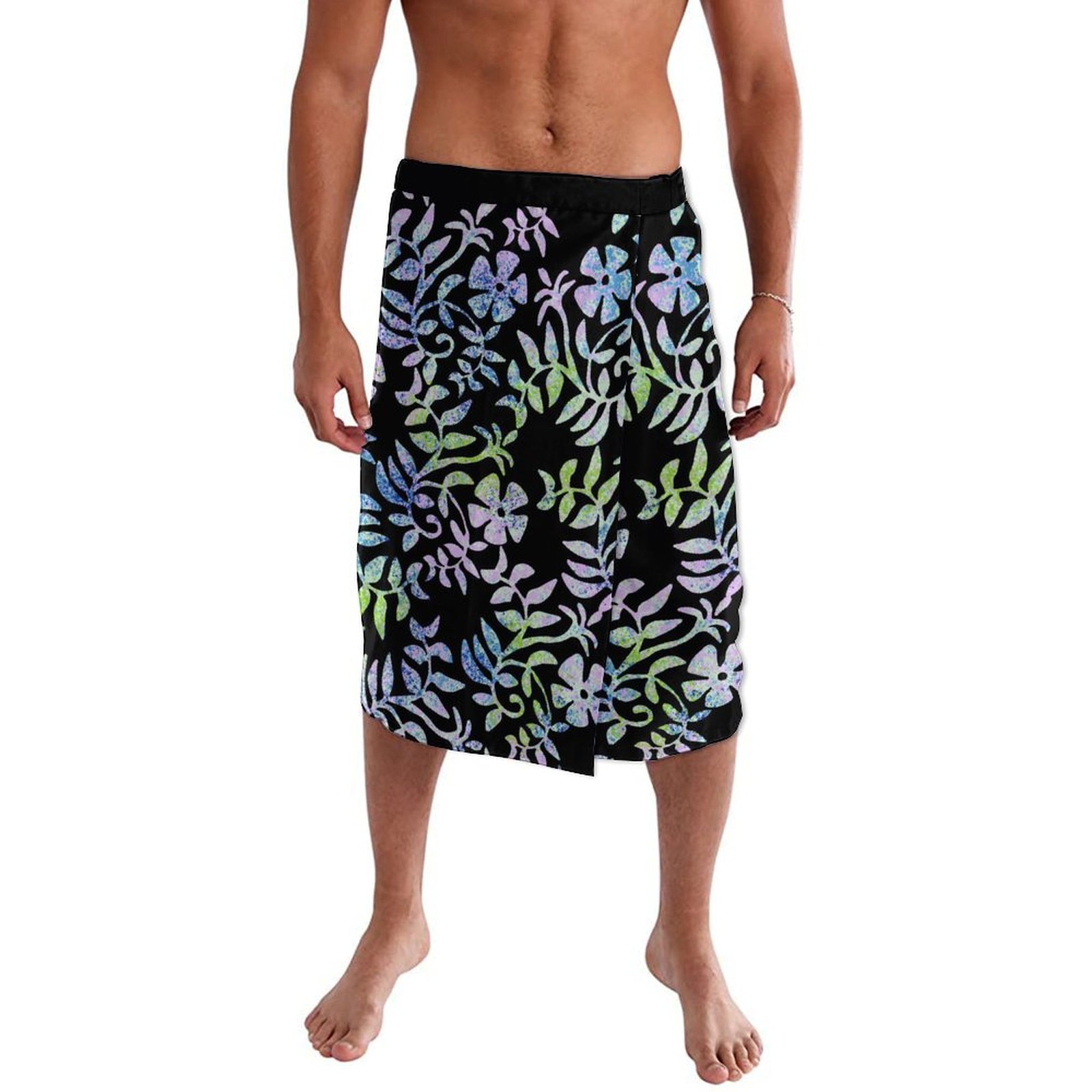 Gaun balutan kasual motif desa - Sarong Men Wrap ulasan dan harga