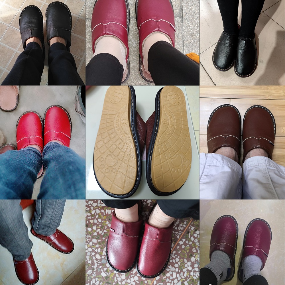 Sandal Rumah Kulit Buatan Tang - Flip Flop Leather Men ulasan dan harga