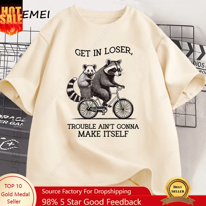 Get in Loser T Shirt Kaos Graf - Tee Graphic Print ulasan dan harga