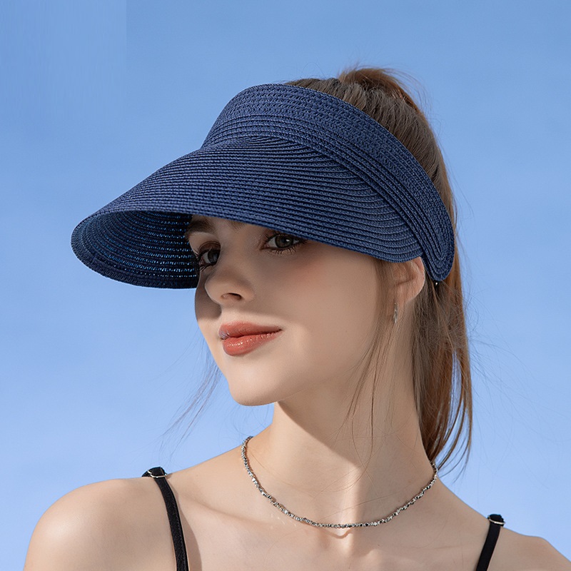 Topi Matahari Pinggiran Lebar  - Bucket Hat Straw ulasan dan harga