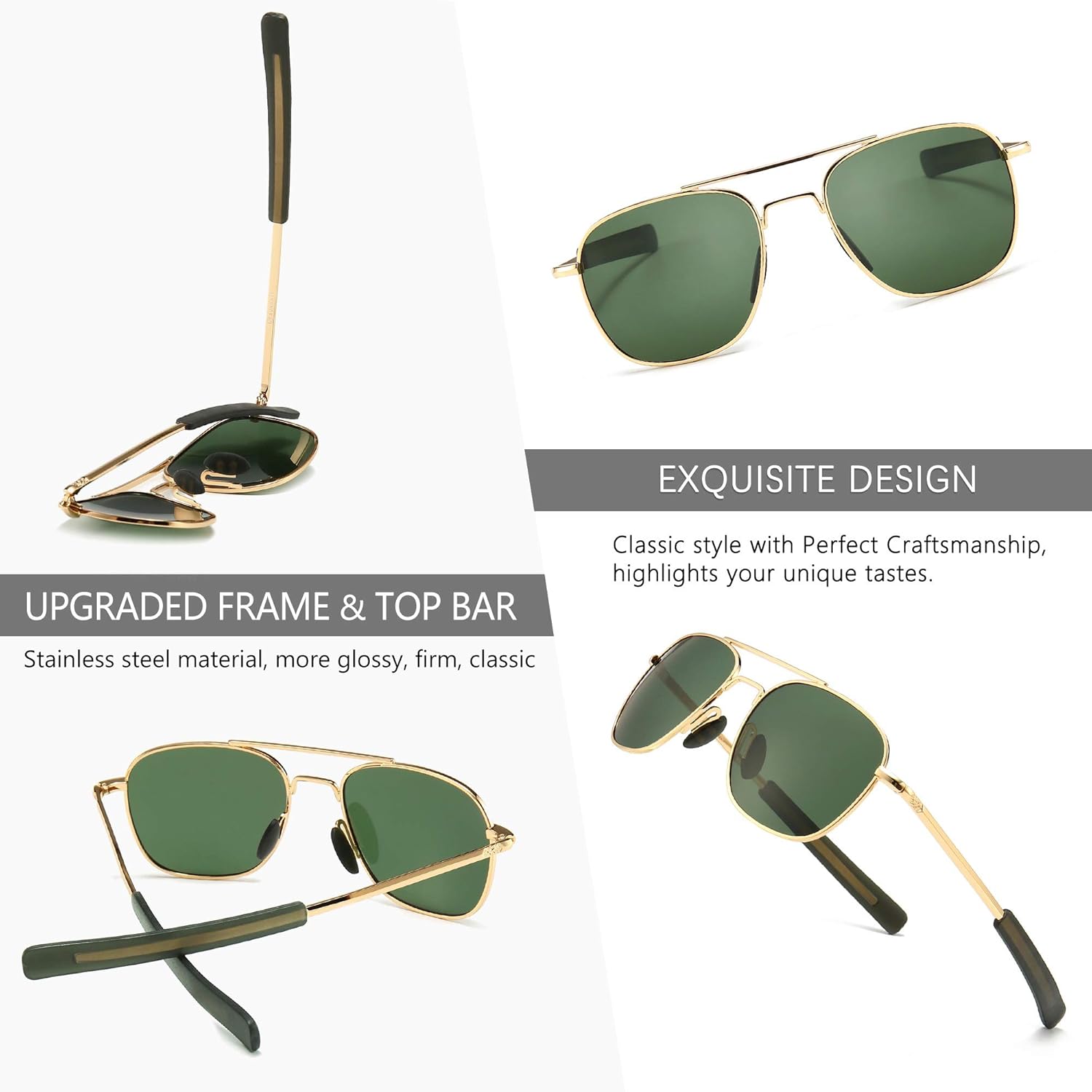 Kacamata Aviator Polarisasi Ga - Sunglasses Aviator Polarized ulasan dan harga