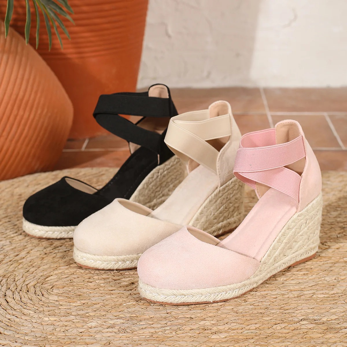 Sandal Wedges Espadrille Wanit - Espadrille Slip On ulasan dan harga