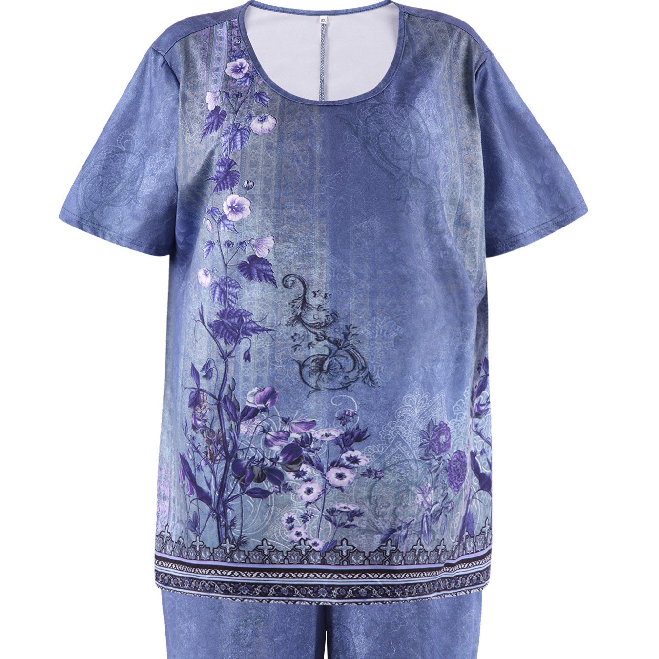 Set Celana Pendek Santai Wanit - Tee Graphic Print ulasan dan harga