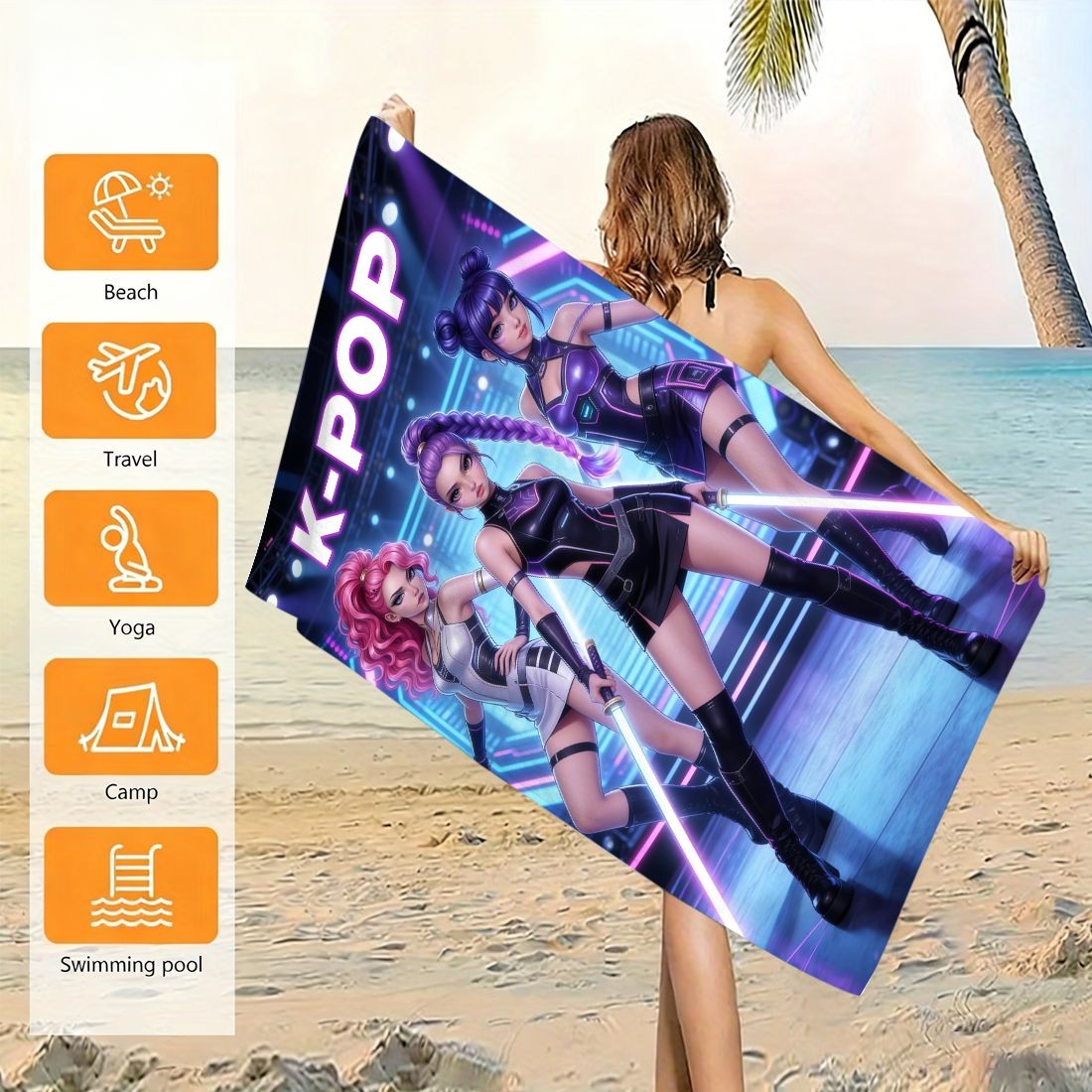 Handuk Pantai Ukuran Besar Mot - Beach Towel Large ulasan dan harga