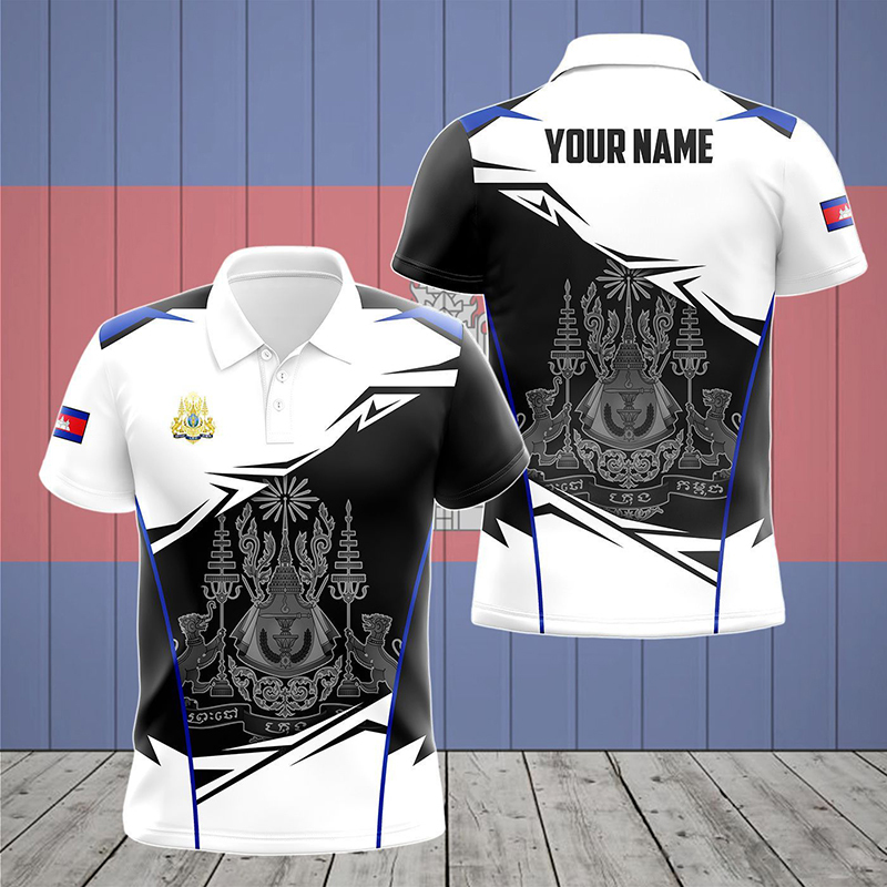 Kaos Polo Grafis Bendera Kambo - Shirt Camp Collar ulasan dan harga