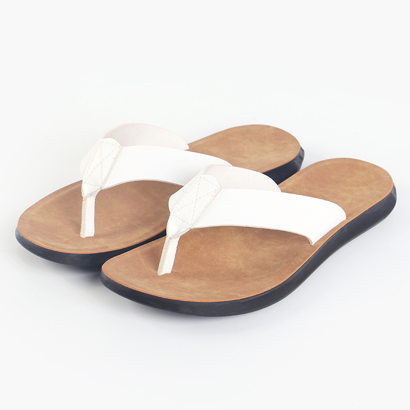 38-47 Sandal Jepit Kulit Itali - Flip Flop Leather Men ulasan dan harga