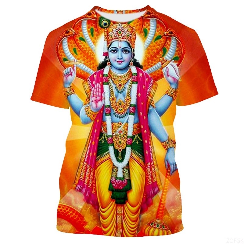 Kaus Grafis Dewa India Fashion - Tee Graphic Print ulasan dan harga