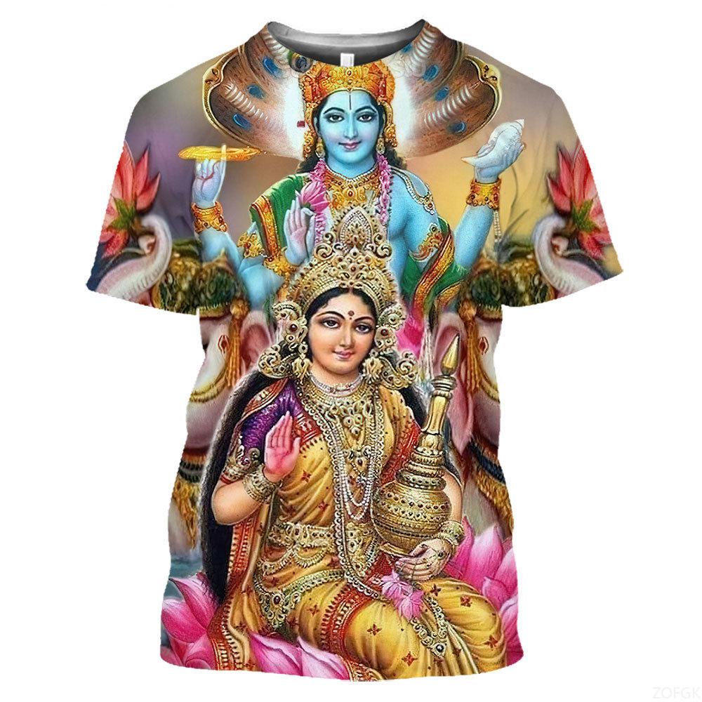 Kaus Grafis Dewa India Fashion - Tee Graphic Print ulasan dan harga