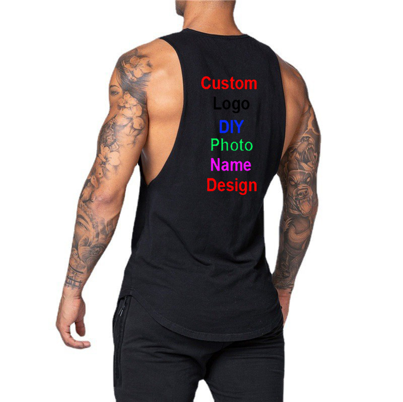 DIY disesuaikan merek Logo Gym - Tank Top Muscle ulasan dan harga