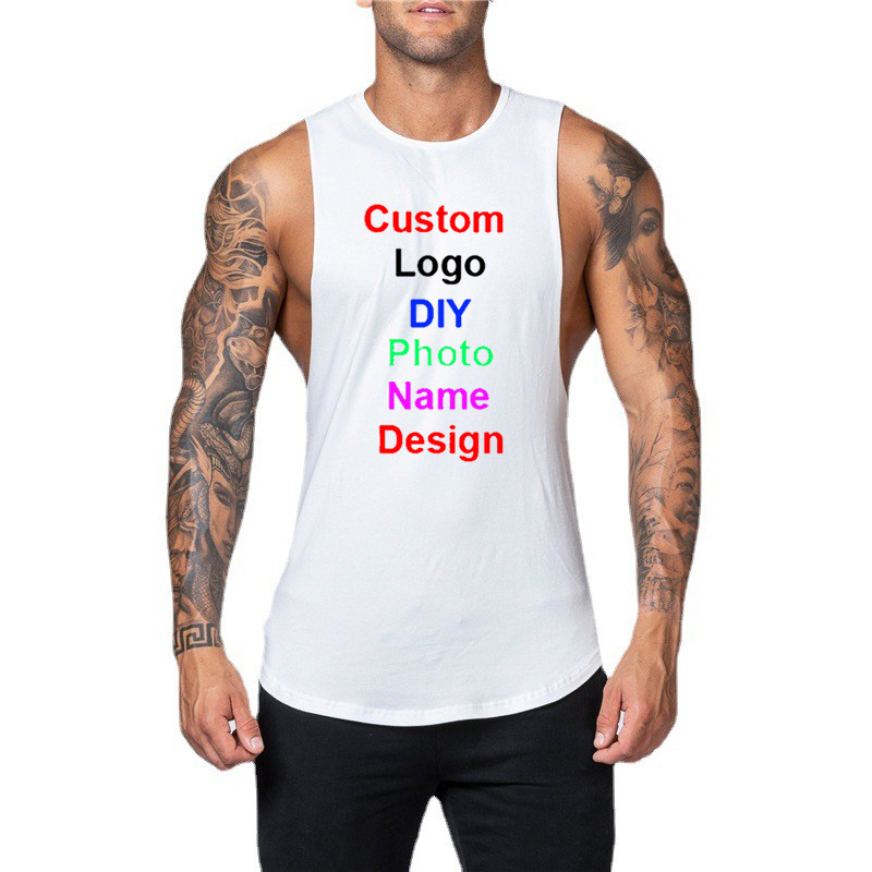 DIY disesuaikan merek Logo Gym - Tank Top Muscle ulasan dan harga