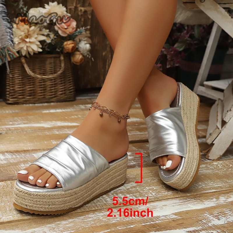 Sandal Wedge Espadrille Wanita - Espadrille Slip On ulasan dan harga