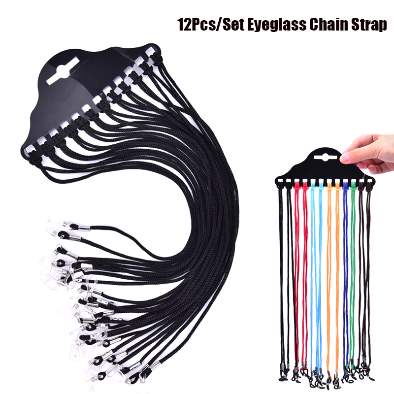 12 Buah/Set Tali Kacamata Mult - Sunglass Retainer Cord ulasan dan harga