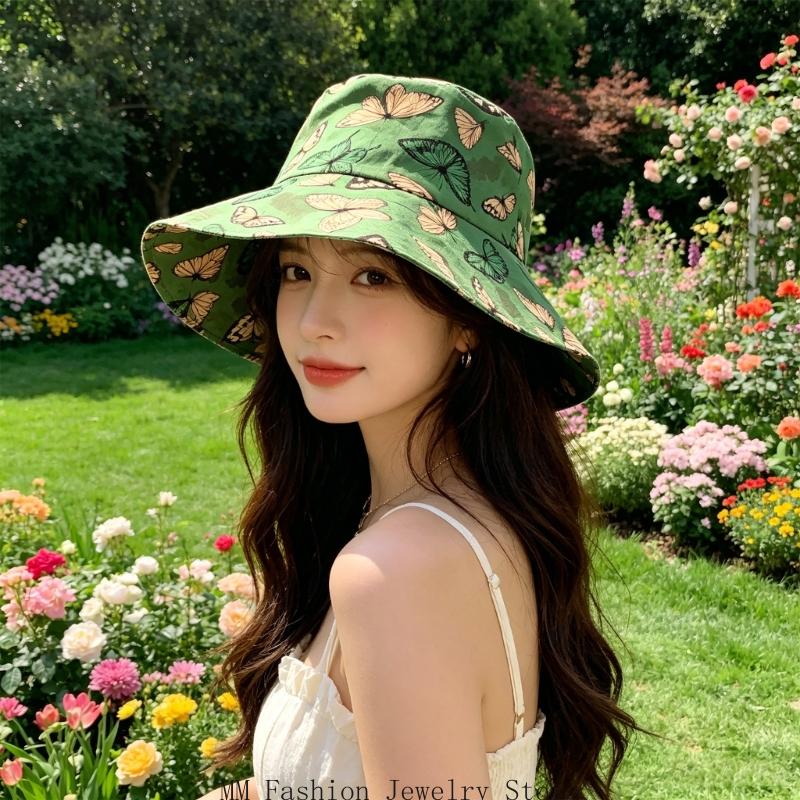 Topi Cetak Hijau Topi Nelayan  - Packable Hat Nylon ulasan dan harga