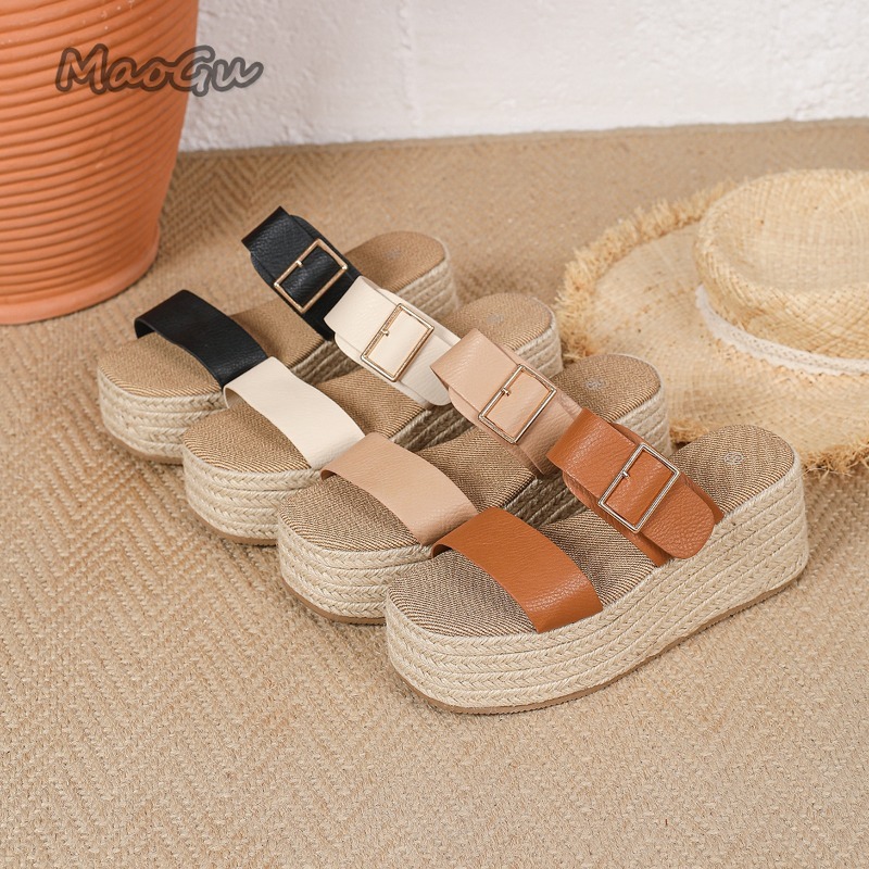 Sandal Espadrille Platform Wan - Espadrille Slip On ulasan dan harga