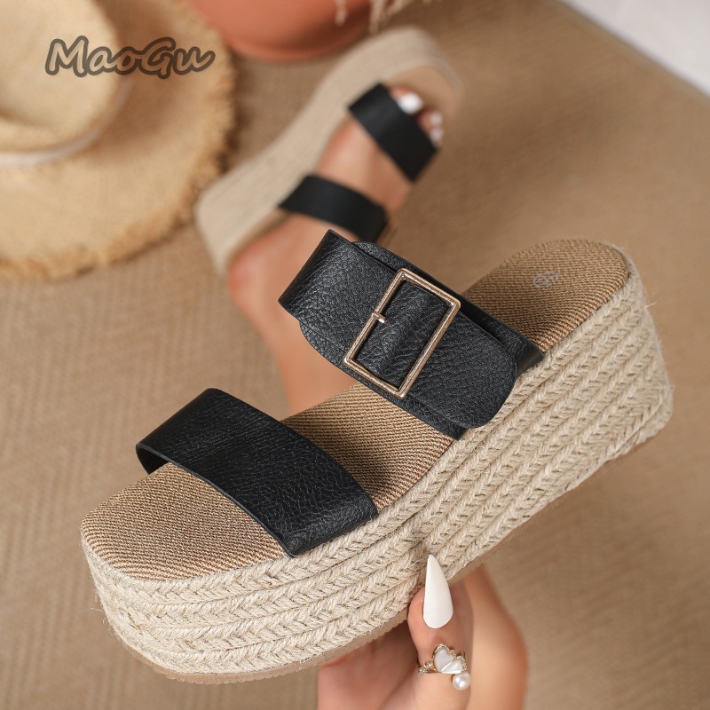 Sandal Espadrille Platform Wan - Espadrille Slip On ulasan dan harga