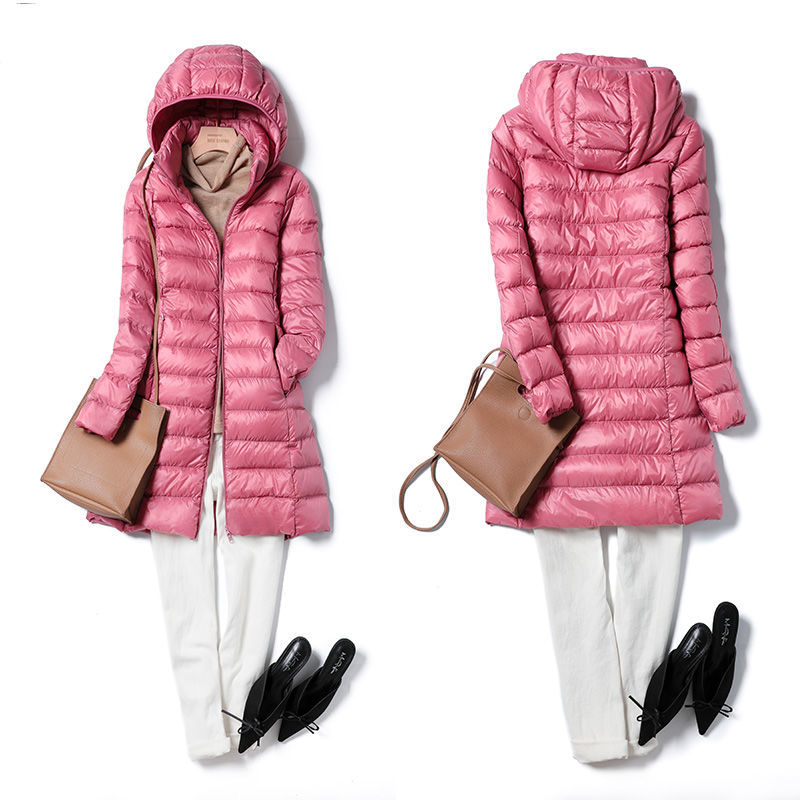 Jaket wanita Puffer panjang Ul - Packable Hat Nylon ulasan dan harga