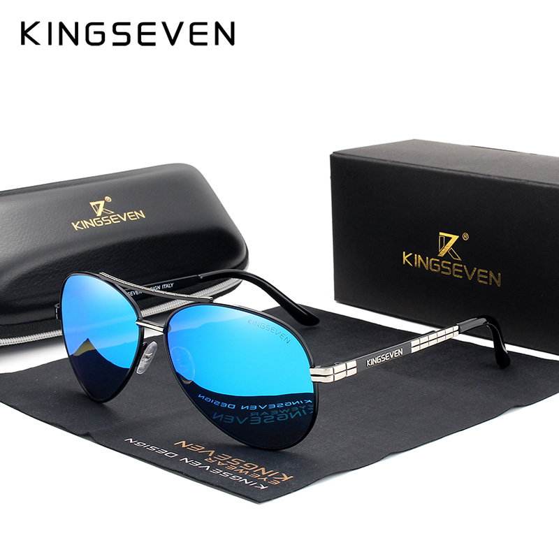 KINGSEVEN kacamata hitam polar - Sunglasses Aviator Polarized ulasan dan harga