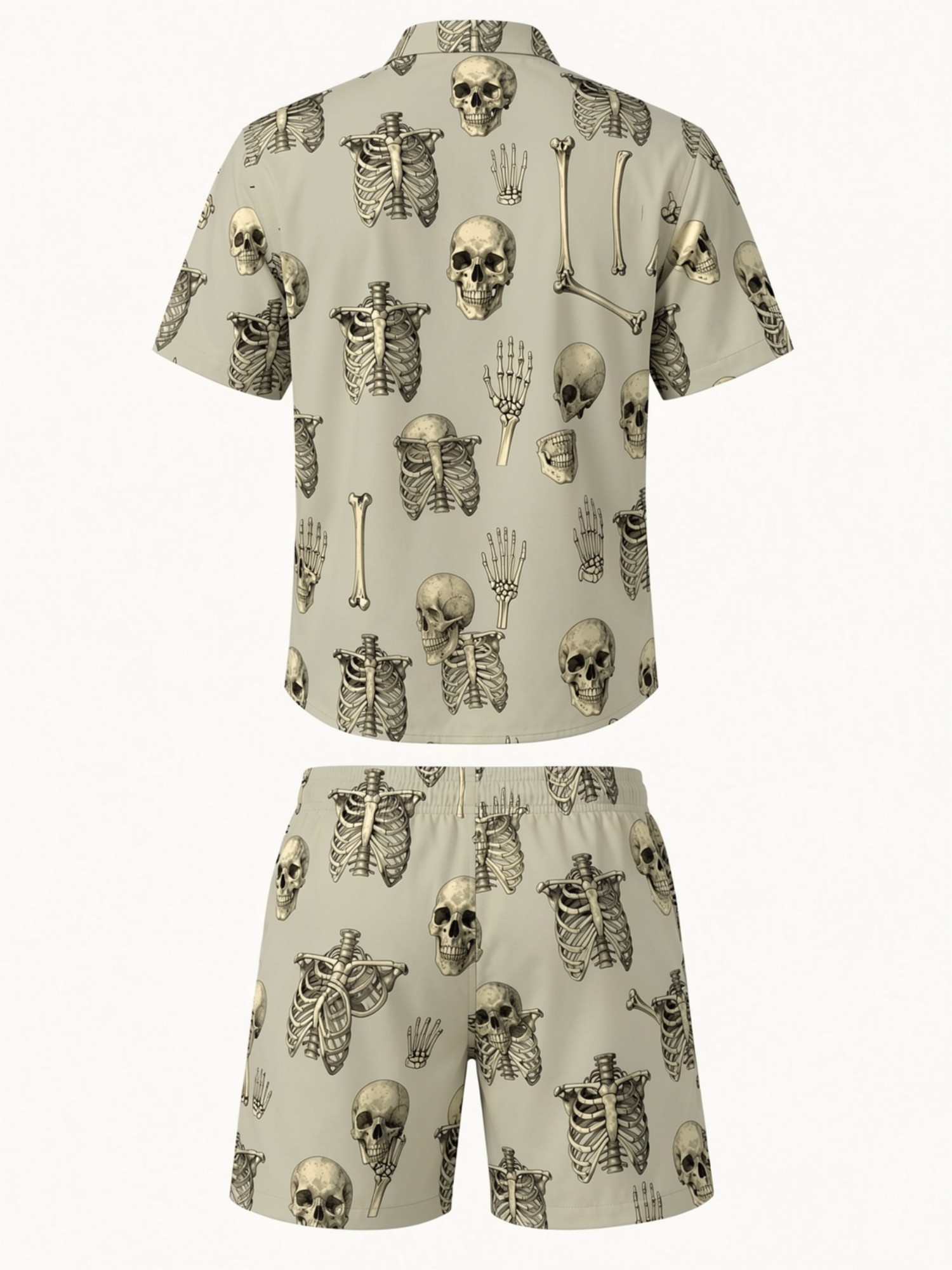 Setelan Kemeja Lengan Pendek M - Resort Shirt Floral ulasan dan harga
