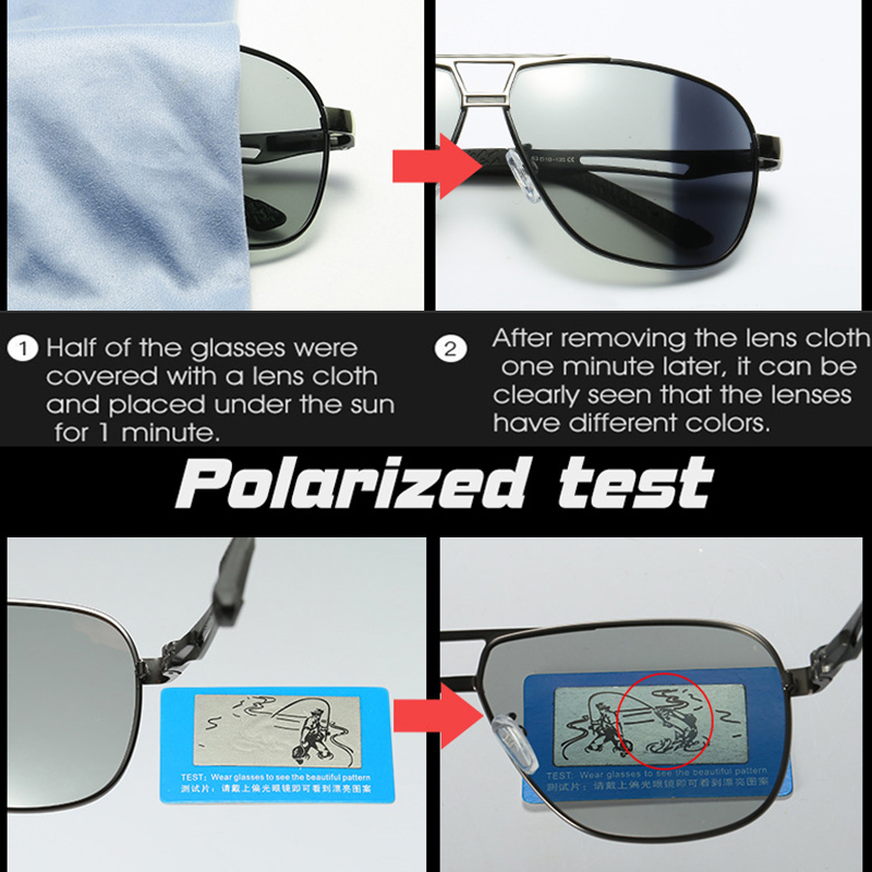 LIOUMO Kacamata Hitam Penerban - Sunglasses Aviator Polarized ulasan dan harga