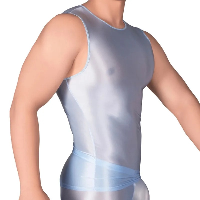 Kaos Tanpa Lengan Slim Fit Pri - Tank Top Muscle ulasan dan harga