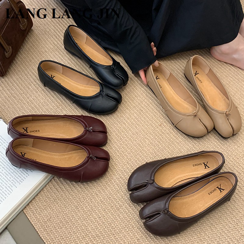 Sepatu Flat Wanita Model Split - Espadrille Slip On ulasan dan harga