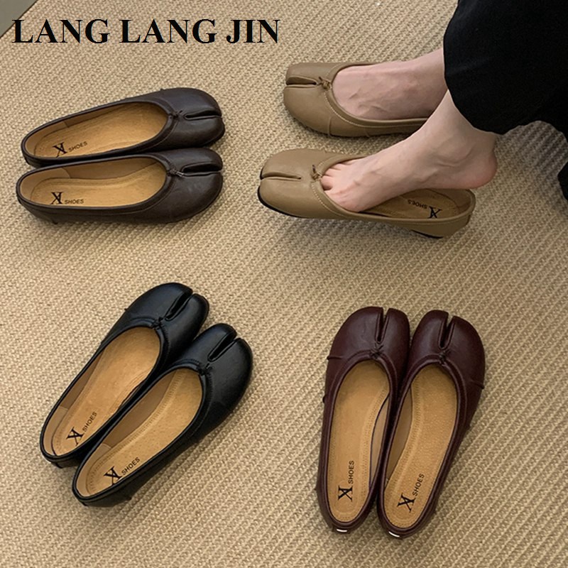Sepatu Flat Wanita Model Split - Espadrille Slip On ulasan dan harga