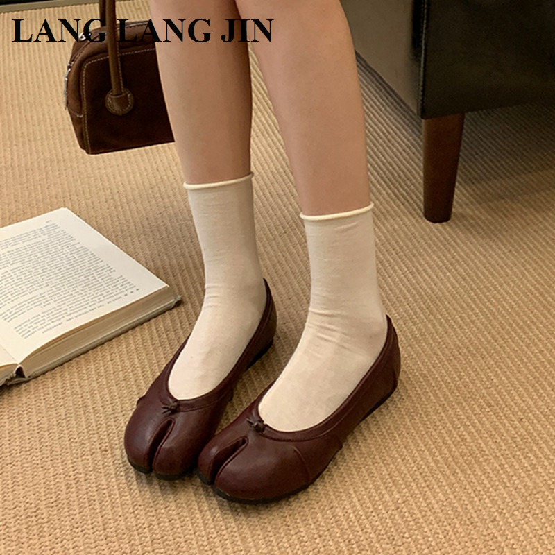 Sepatu Flat Wanita Model Split - Espadrille Slip On ulasan dan harga