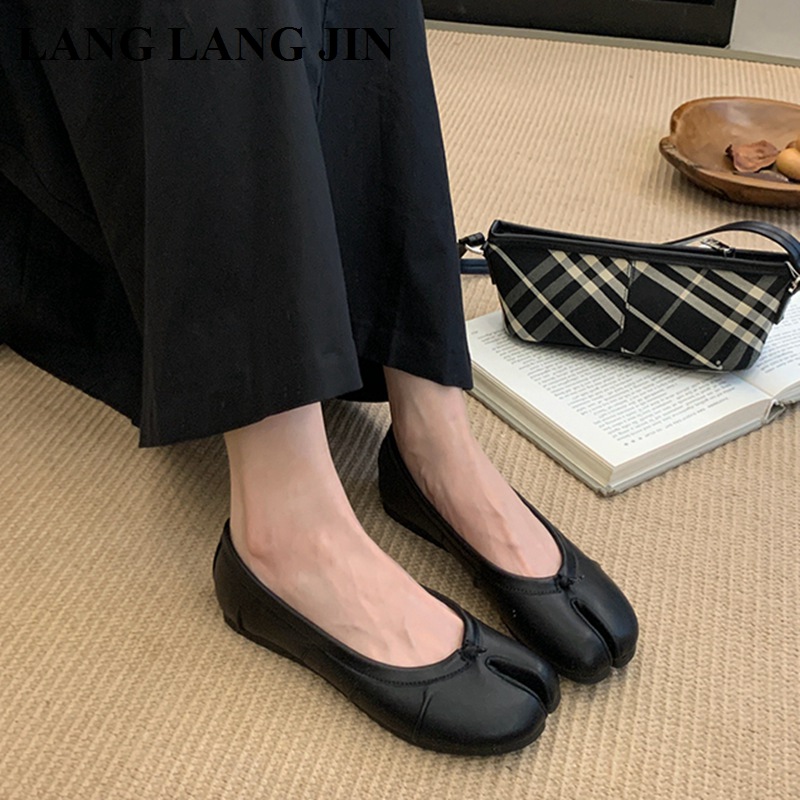 Sepatu Flat Wanita Model Split - Espadrille Slip On ulasan dan harga