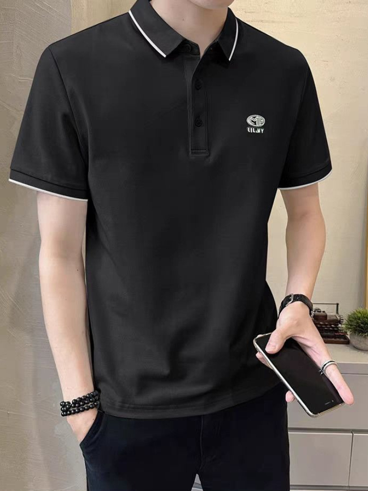 Kaos Polo Pria Baru Musim Pana - Polo Shirt Pique ulasan dan harga