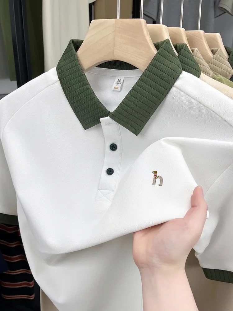 Kaos Polo Lengan Pendek Pria M - Polo Shirt Pique ulasan dan harga