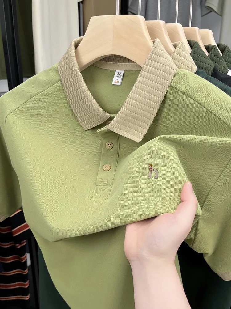 Kaos Polo Lengan Pendek Pria M - Polo Shirt Pique ulasan dan harga