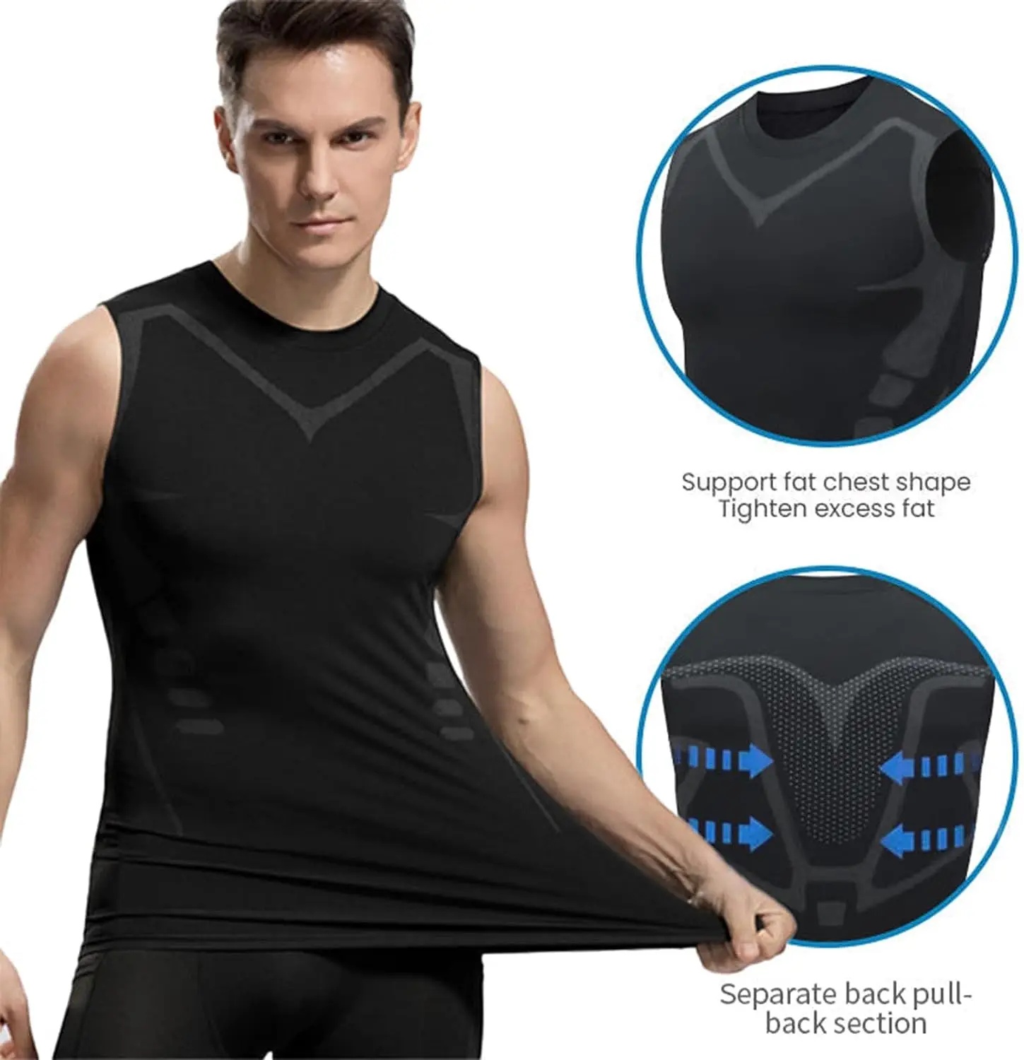 Tank Top Kompresi Pria, Kaos G - Tank Top Muscle ulasan dan harga