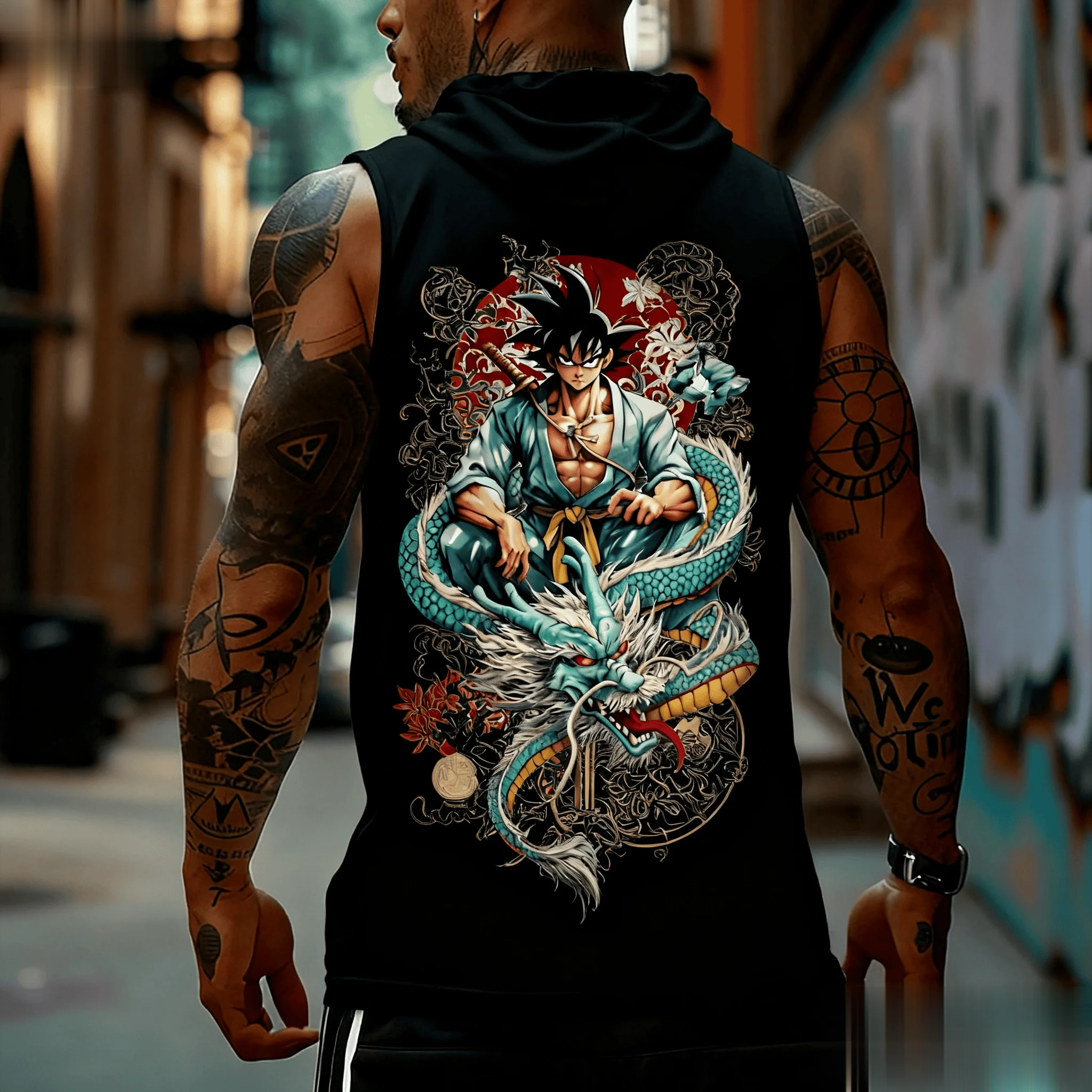 Tank Top Anime Dragon Ball Gok - Tank Top Muscle ulasan dan harga