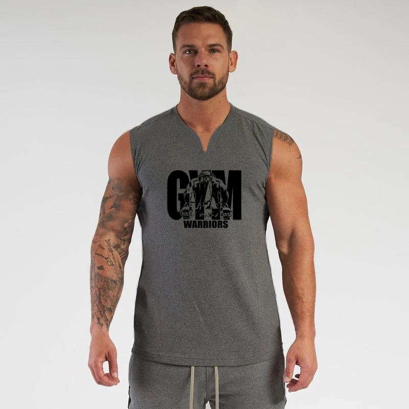 Rompi Leher V Lari Musim Panas - Tank Top Muscle ulasan dan harga
