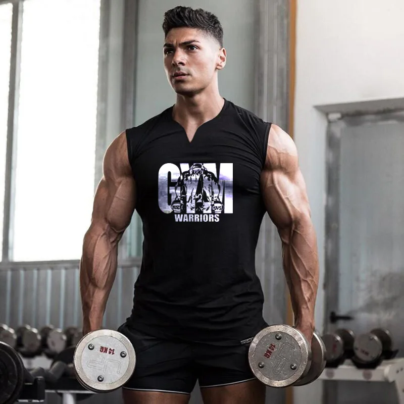 Rompi Leher V Lari Musim Panas - Tank Top Muscle ulasan dan harga