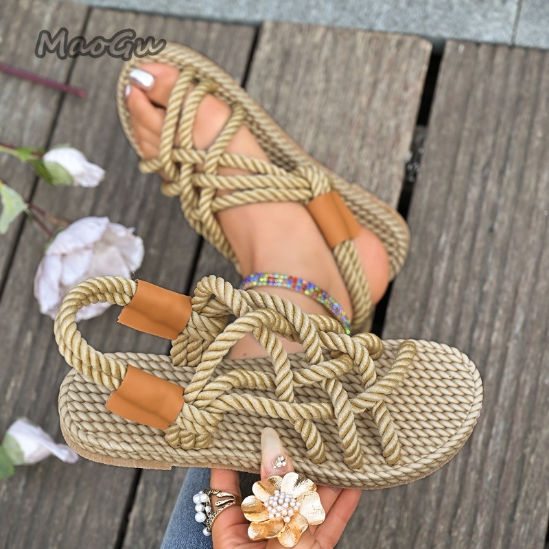 Sandal Wanita Tali Kepang Data - Espadrille Slip On ulasan dan harga