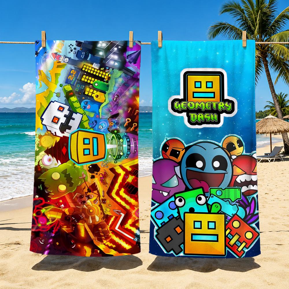 Handuk Geometri Geometri Lembu - Beach Towel Large ulasan dan harga