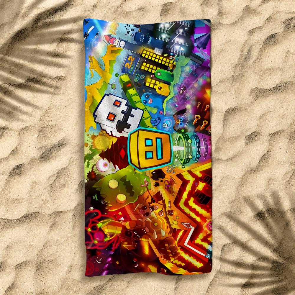 Handuk Geometri Geometri Lembu - Beach Towel Large ulasan dan harga