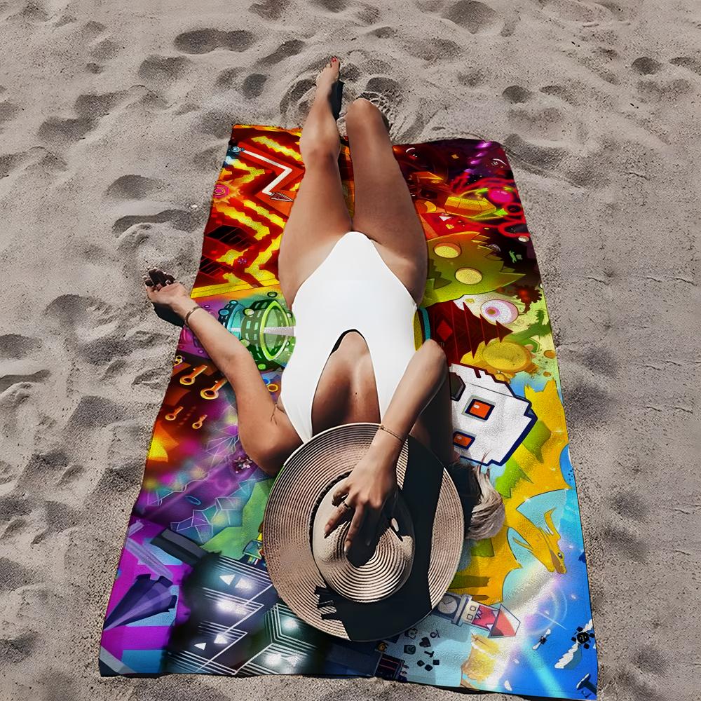 Handuk Geometri Geometri Lembu - Beach Towel Large ulasan dan harga